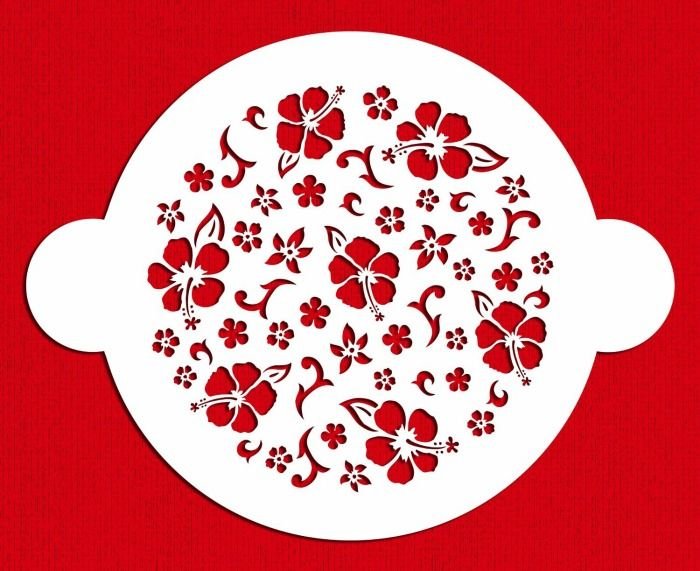 Трафареты для украшения торта