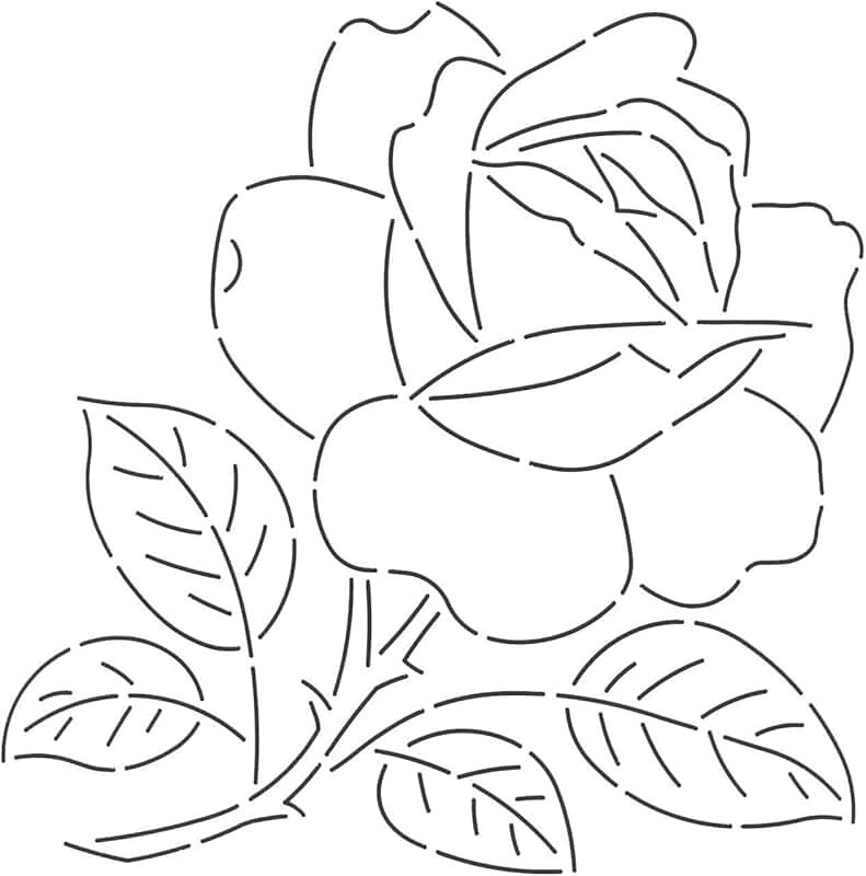 Трафарет "цветы"