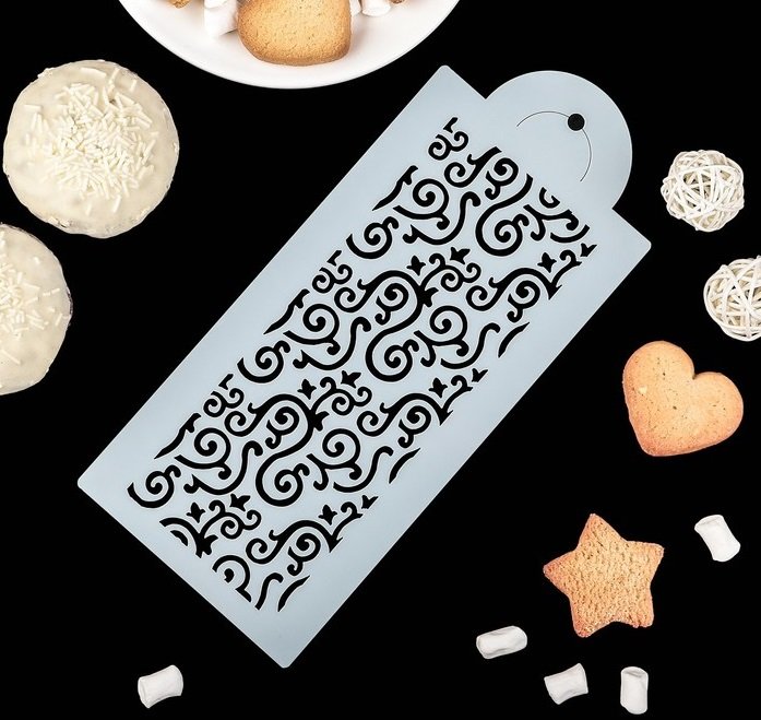 Коврик трафарет для выпечки