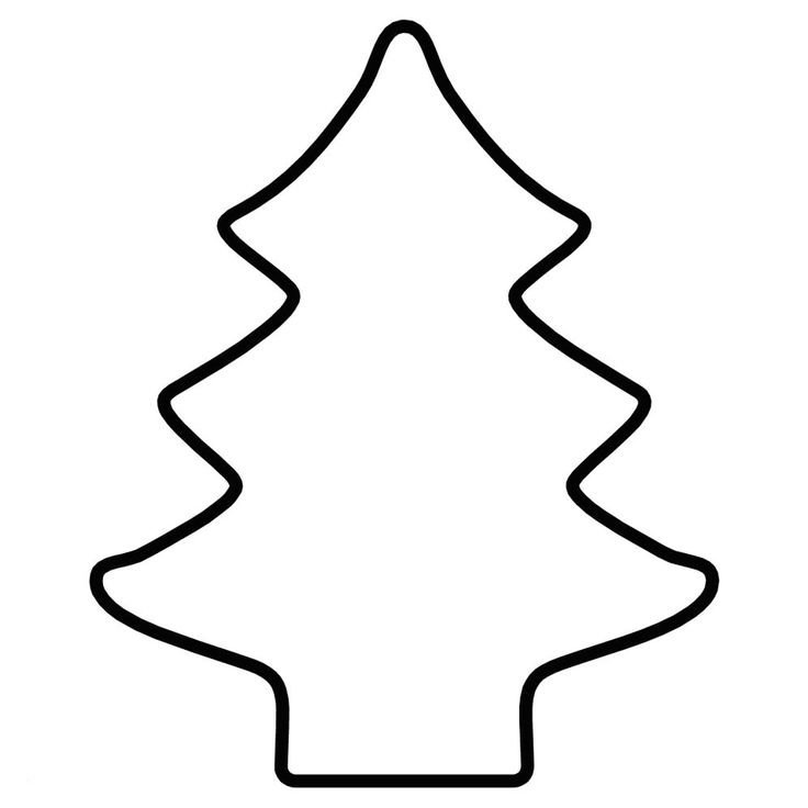 Трафарет "елка"