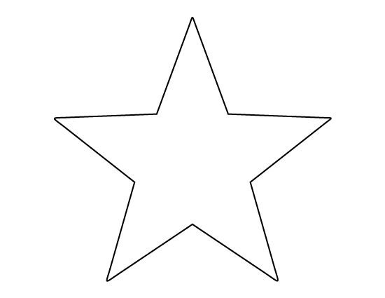 Трафарет Звёздочки