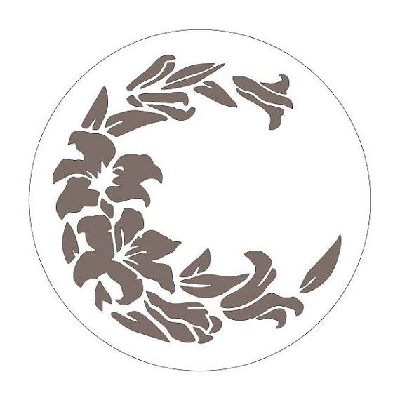 Трафарет круглый