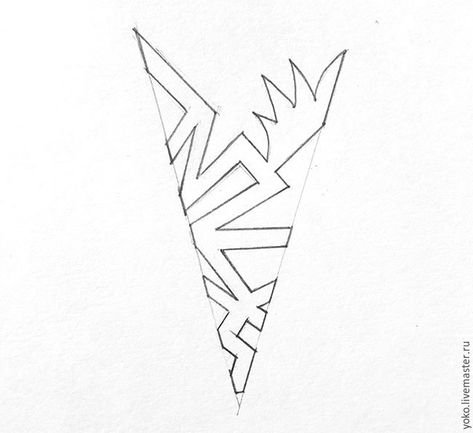 Эскизы снежинок из бумаги