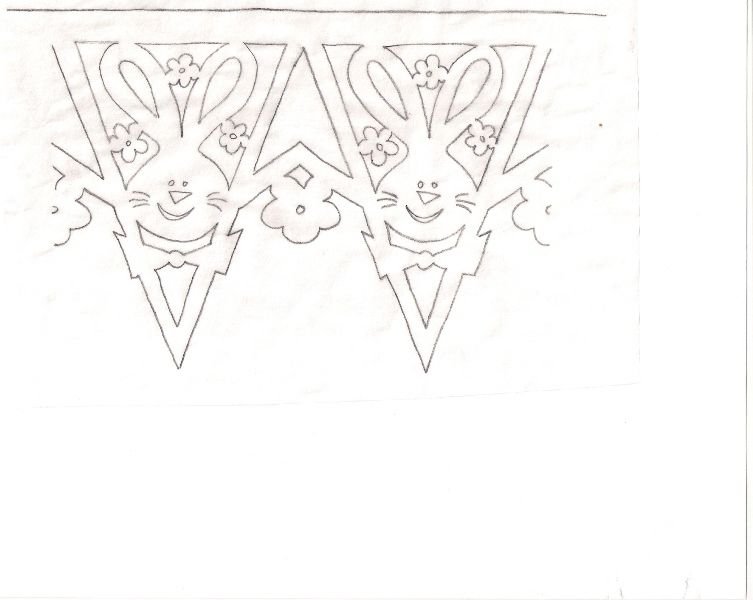 Флажки на окна новогодние трафареты