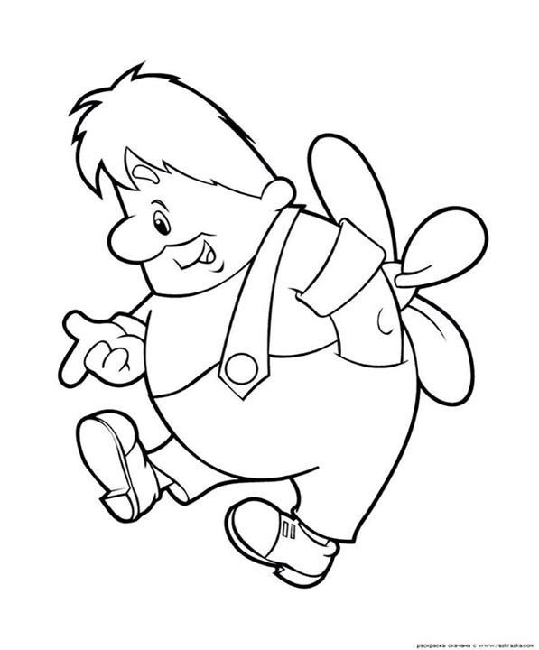 Карлсон раскраска