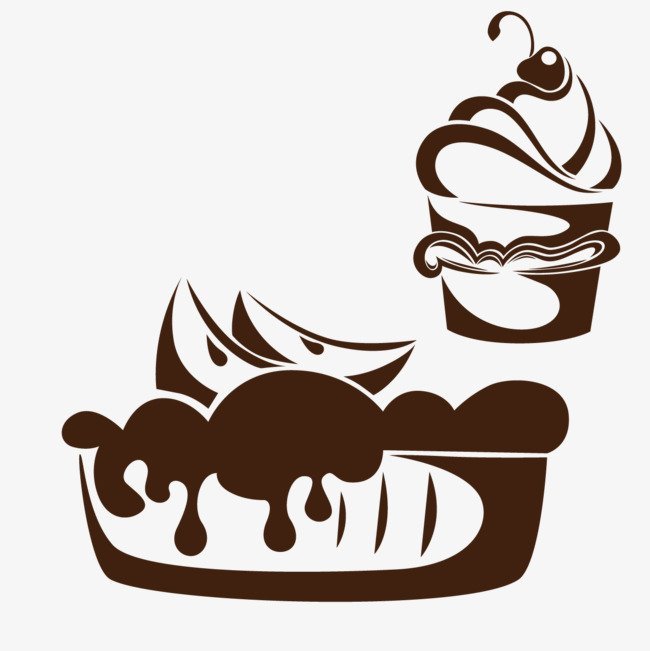 Векторное пирожное