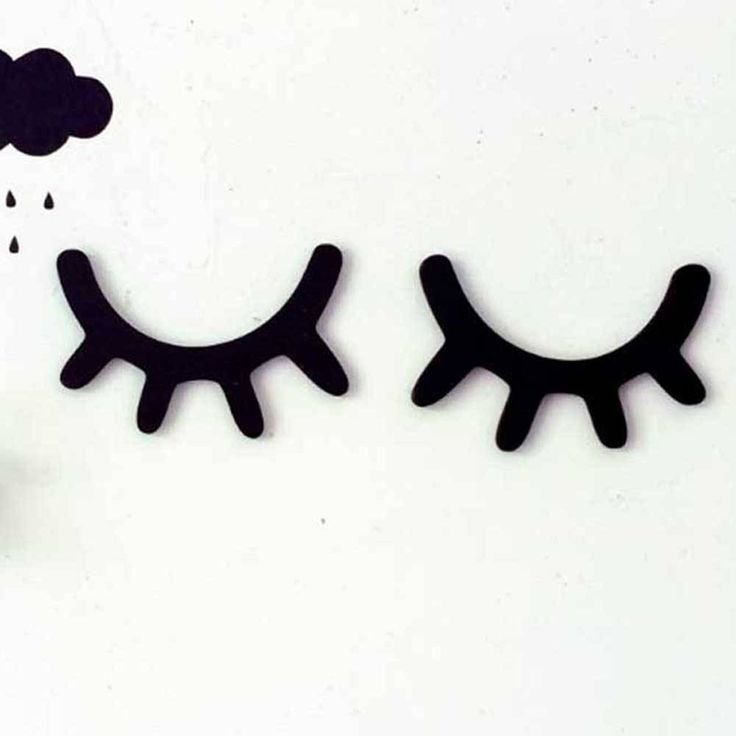 Ресницы из фетра