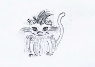 Несуществующее животное рисунок легкий