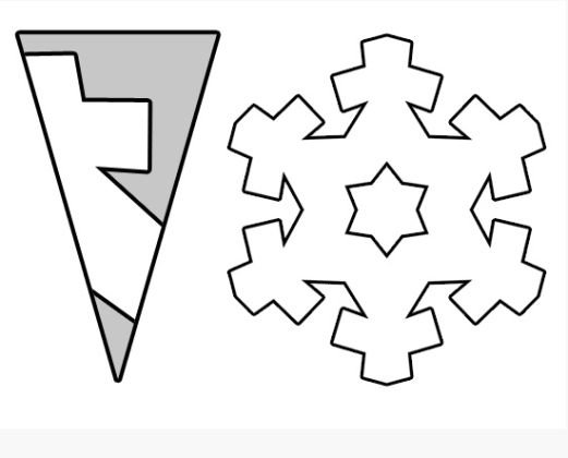 Снежинки для вырезания