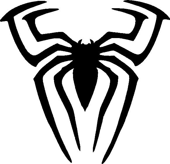 Паук трафарет