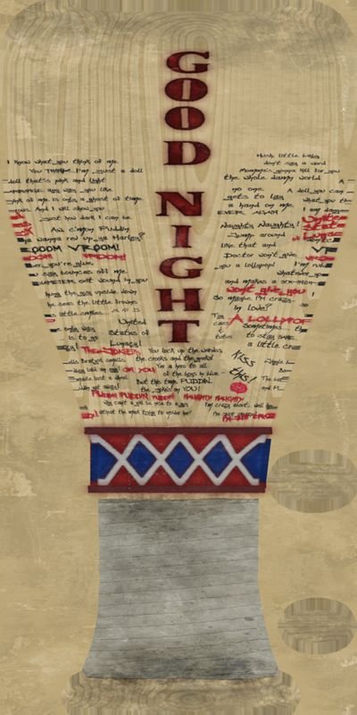 Надпись на бите Харли Квинн