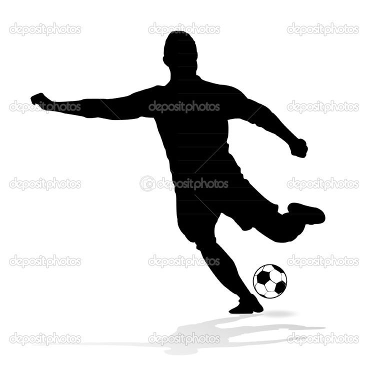 Футболист контур