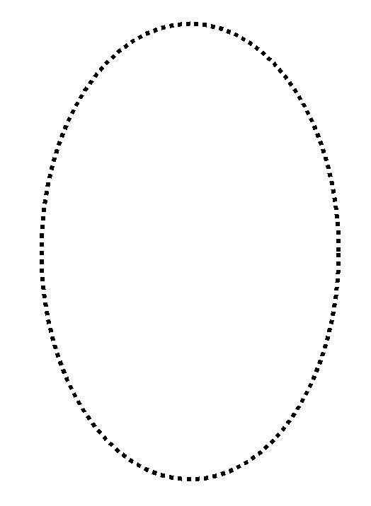 Овалы шаблоны для вырезания