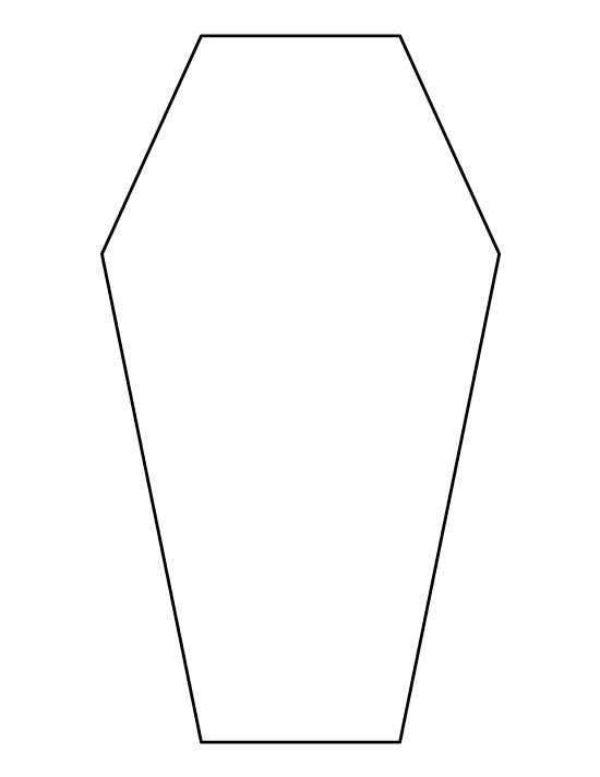 Трафарет гробика