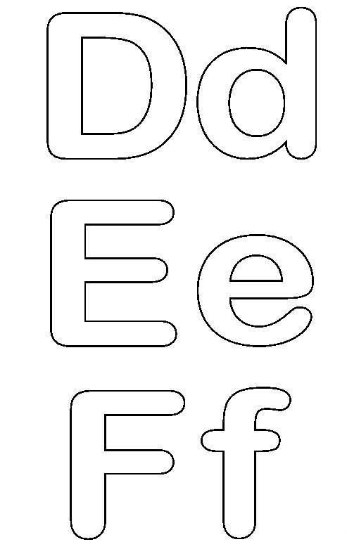 Трафарет Алфавитный