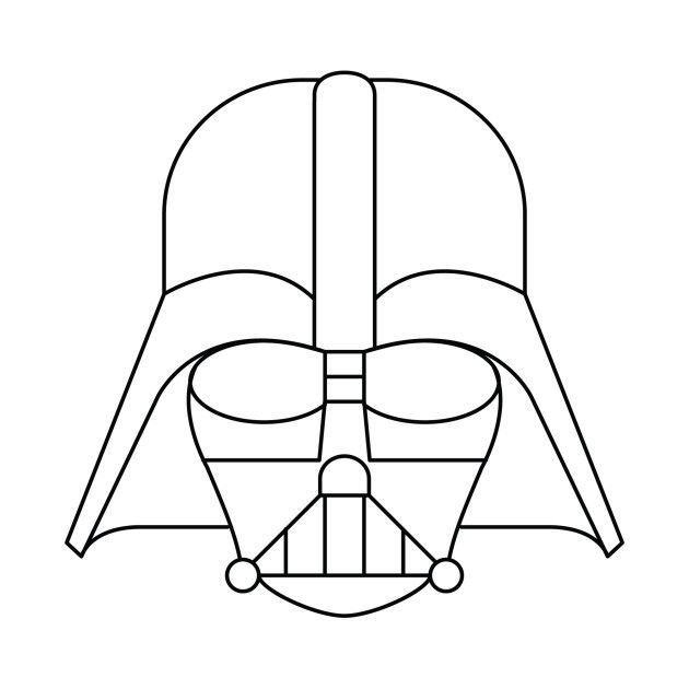 Дарт Вейдер рисунок легкий