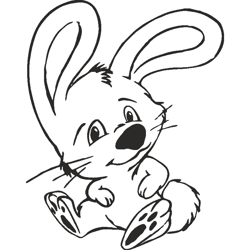 Эскиз зайчика
