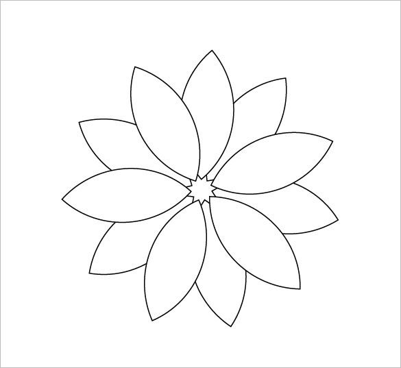 Трафарет "цветы"