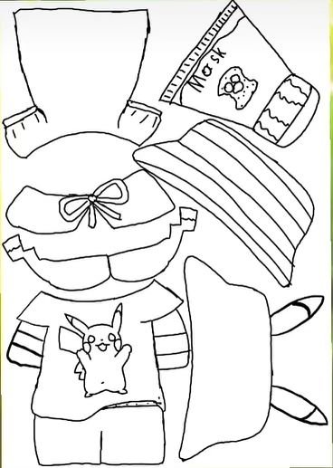 Раскраска одежда