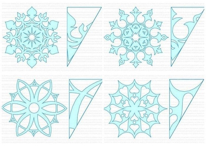 Узоры для снежинок