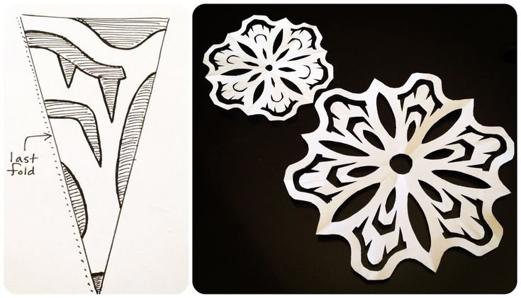 Снежинки для вырезания