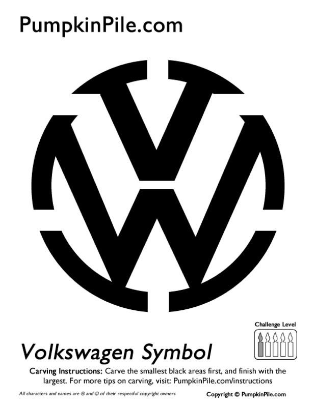 Трафарет Volkswagen