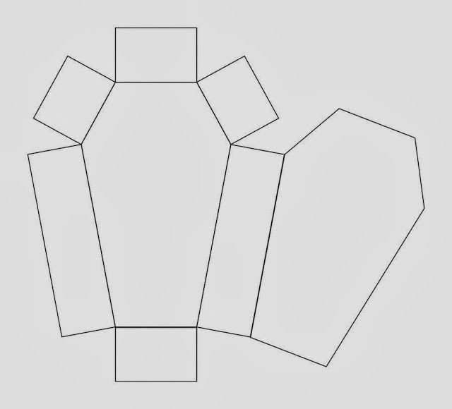 Макет гроба из бумаги