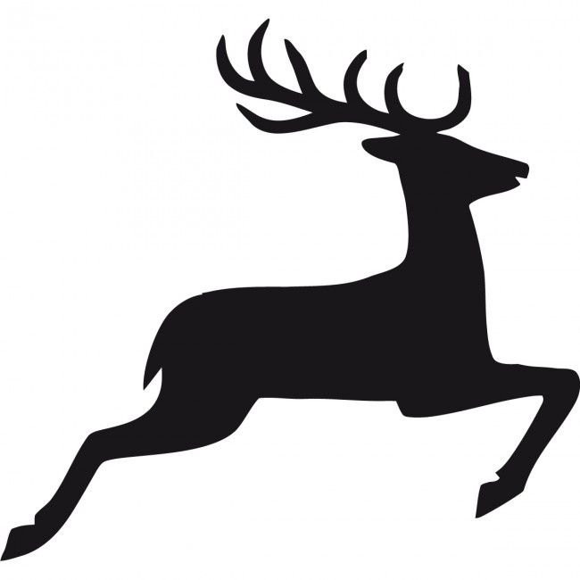Трафарет "олени"