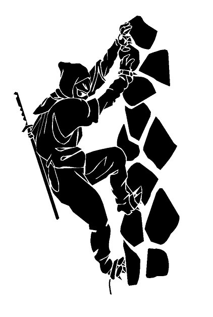 Трафарет Самурай