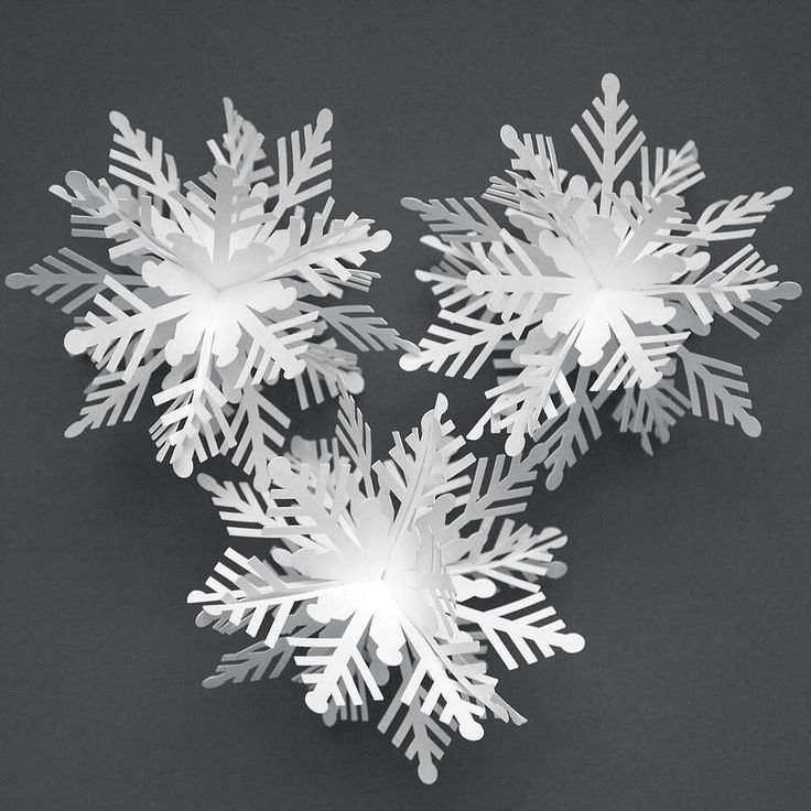 Необычные снежинки