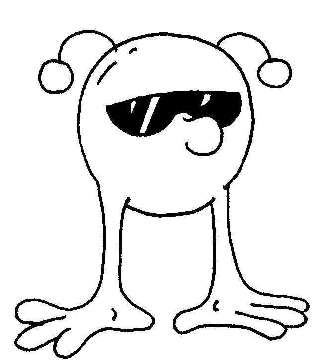 Раскраска монстрик