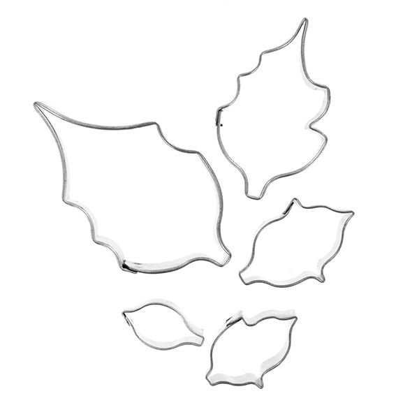 Пуансеттия лист шаблон