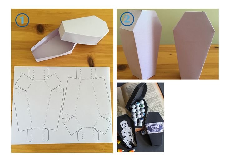 Как сделать гроб из бумаги