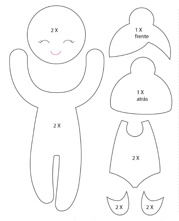 Игрушки из фетра выкройки