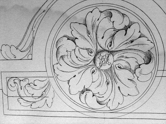 Акант архитектуре Барокко