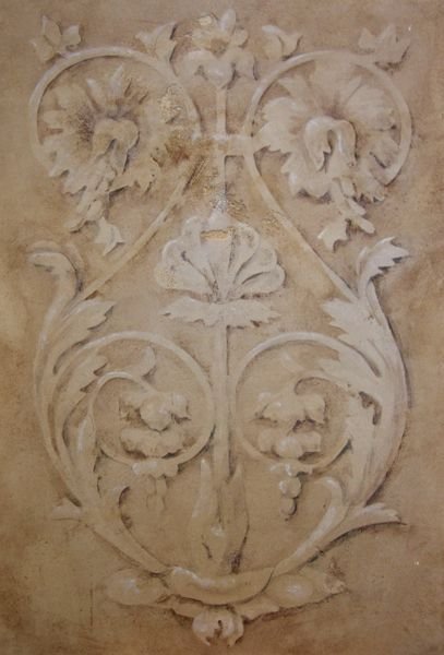 Альфрейная роспись техника