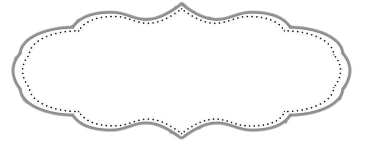 Фигурная рамка шаблон