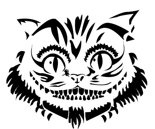 Улыбка Чеширского кота вектор