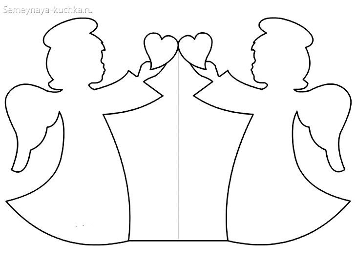 Гирлянда трафарет