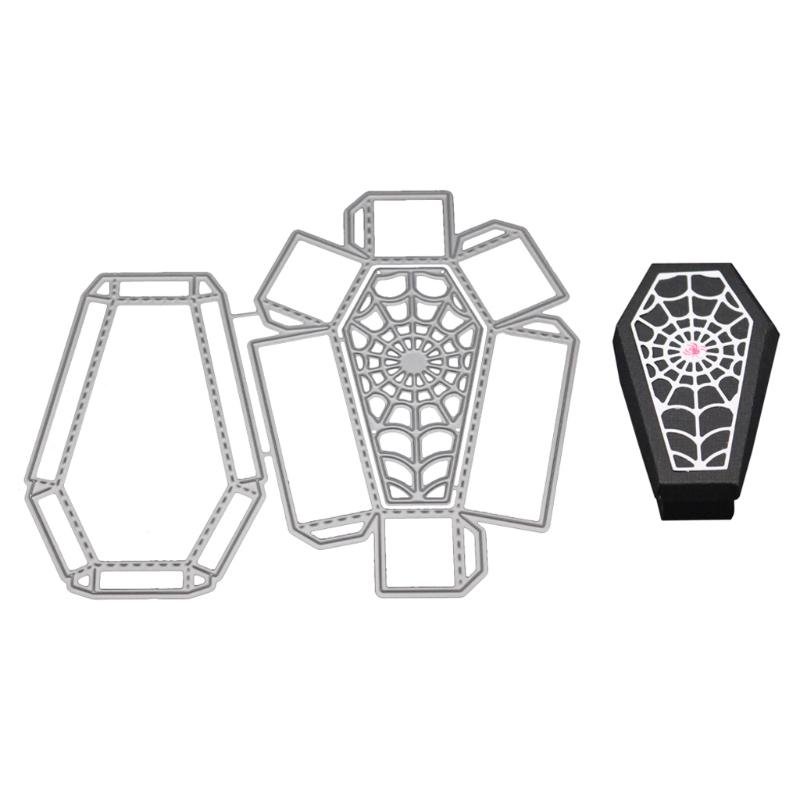 Шаблон маленького гробика из бумаги для вырезания