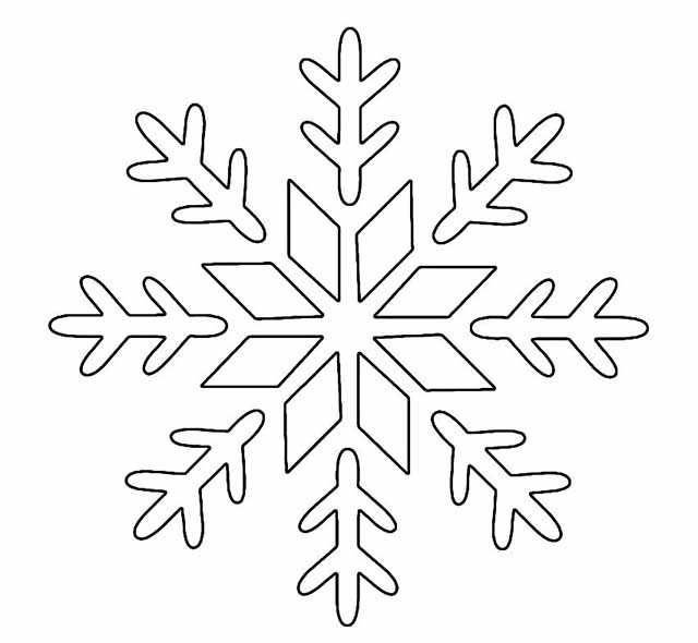 Трафареты на окна новогодние снежинки
