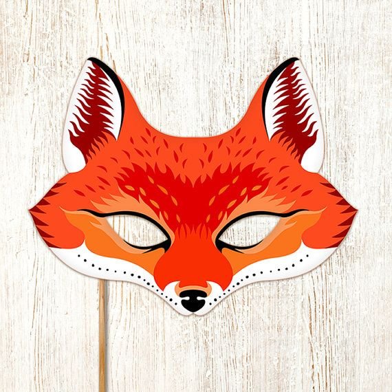 Маска "Лисичка"