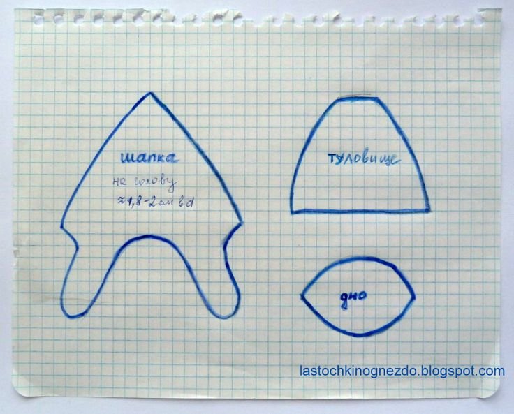 Лекала для пошива гномов