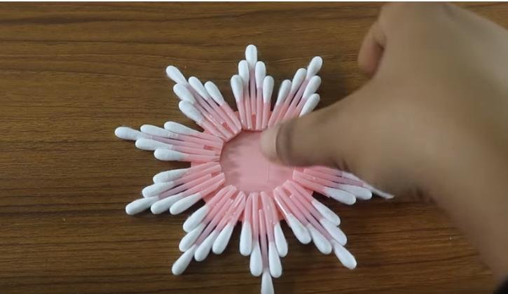 Поделки из ватных палочек