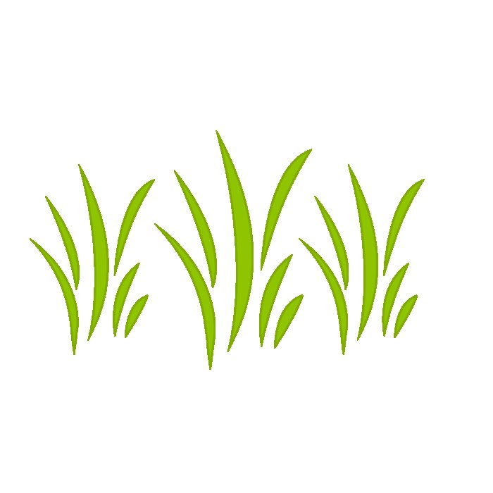 Трафарет травы