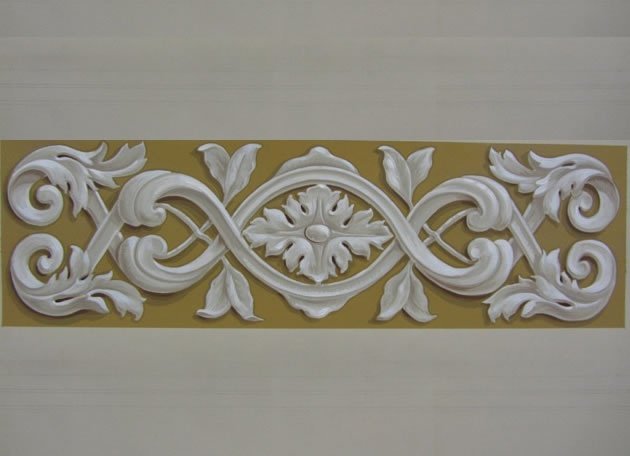 Альфрейная живопись гризайль