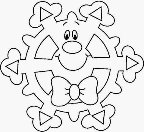 Снежинка раскраска