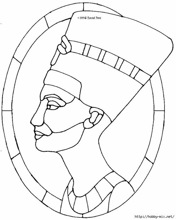 Витраж шаблон