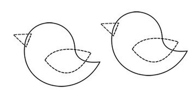 Птичка из фетра выкройка