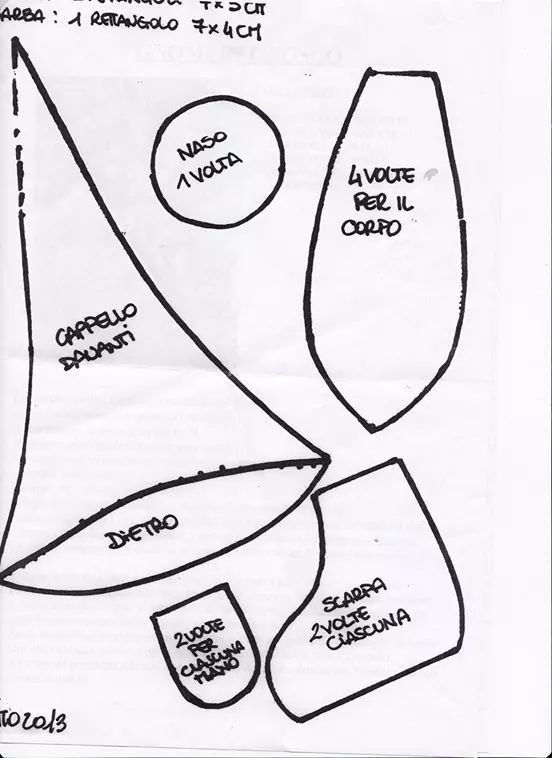 Скандинавский Гном выкройка